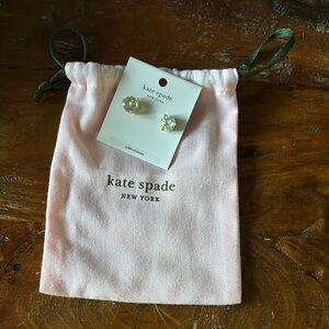 Kate Spade Gold Cubic Zirconia Earrings